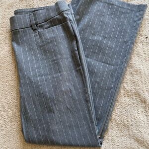 Maurices Charcoal Pinstripe Pants